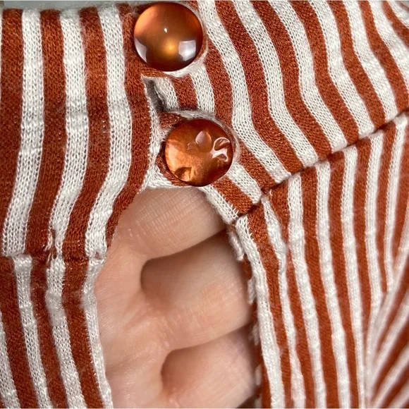 ModCloth Jumpsuit Sz Small For The Bliss Of It Striped Flare Retro Pinup Cut Out - Picture 11 of 12